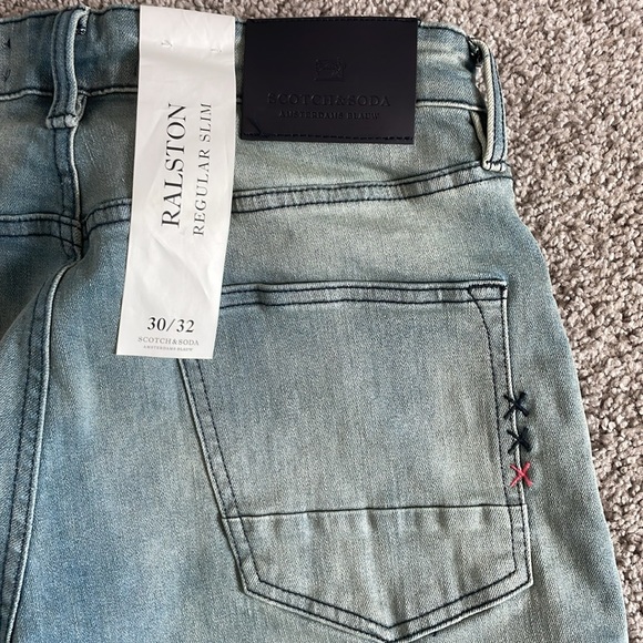 Brand new scotch and soda stretchy faded denim jeans - Picture 7 of 7